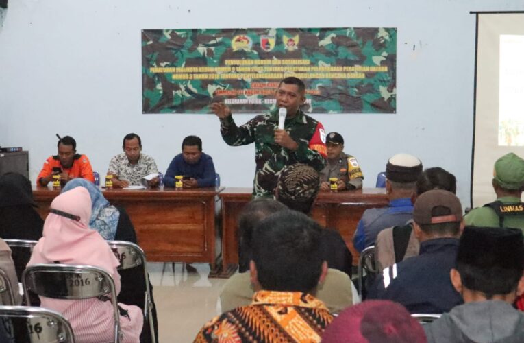 Non Fisik, TMMD 117 Kodim 0809/Kediri Gelar Penyuluhan dan Sosialisasi Hukum Peraturan Walikota Kediri Nomor 9 Tahun 2023