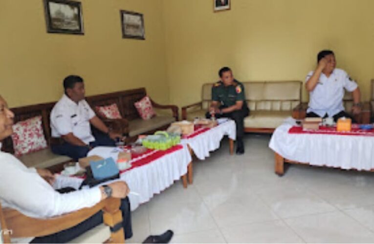 Danramil 0809/11 Pare Bersama Muspika Hadiri Rakor Penertiban Tugu Perguruan Silat