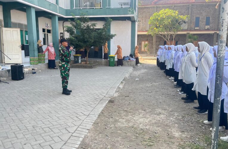 TNI Bekali LBB dan Wasbang Ratusan Siswa di Wilayah Mojoroto Kota Kediri