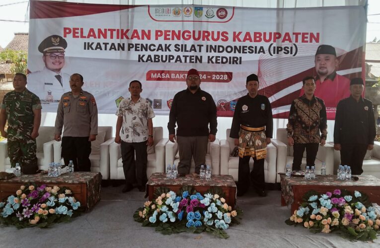 Danramil bersama Forkopimda Hadiri Pelantikan Pengurus Kabupaten IPSI Kabupaten Kediri Masa Bakti 2024-2028