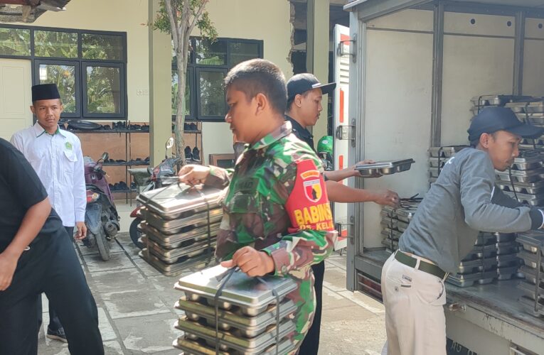 Babinsa 0809/13 Kepung Kawal serentak Pendistribusian MBG ke Sekolah